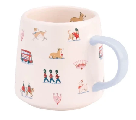 Cath Kidston Cream London Town Queenies Billie Mug 10cm Tall 4.webp