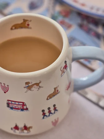 Cath Kidston Cream London Town Queenies Billie Mug 10cm Tall 2.webp