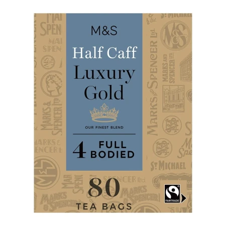 M&S Half Caff Gold Tea 80 Tea Bags.webp