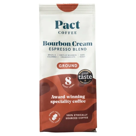 Pact Coffee Bourbon Cream Espresso Ground Coffee 200g.webp