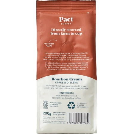 Pact Coffee Bourbon Cream Espresso Ground Coffee 200g 3.webp