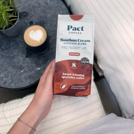 Pact Coffee Bourbon Cream Espresso Ground Coffee 200g 4.webp