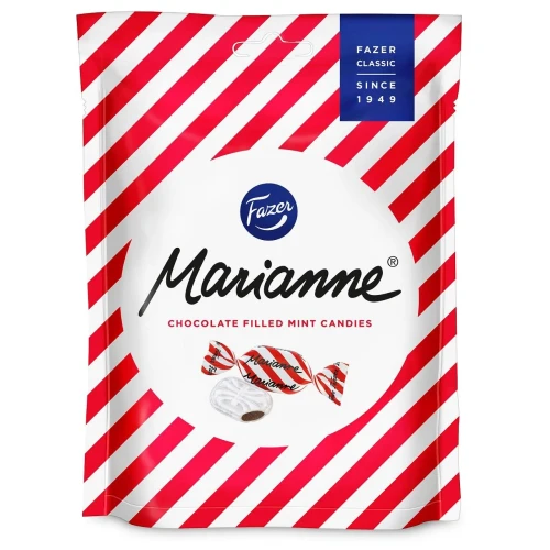 Przejdź do produktu Fazer Marianne Chocolate Filled Mint Candies 120g