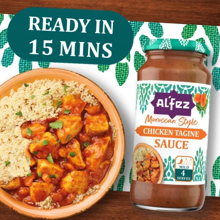 Al'Fez Moroccan Style Chicken Tagine Sauce 450g 2.webp