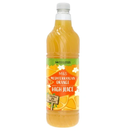 M&S Mediterranean Orange High Juice 1L.webp