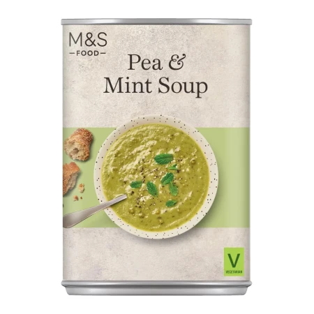 Marks & Spencer Pea & Mint Soup 400g.webp