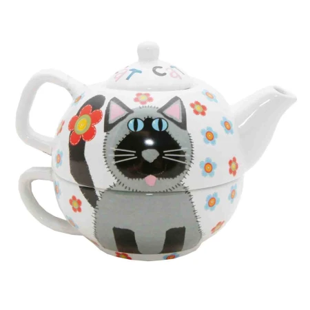 Price & Kensington Ceramic Top Cat Tea for One Teapot & Teacup Set.jpg