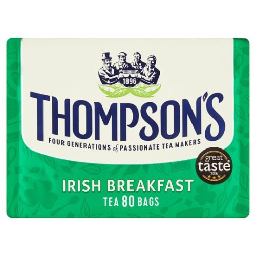 Przejdź do produktu Thompson's Irish Breakfast 80 Tea Bags