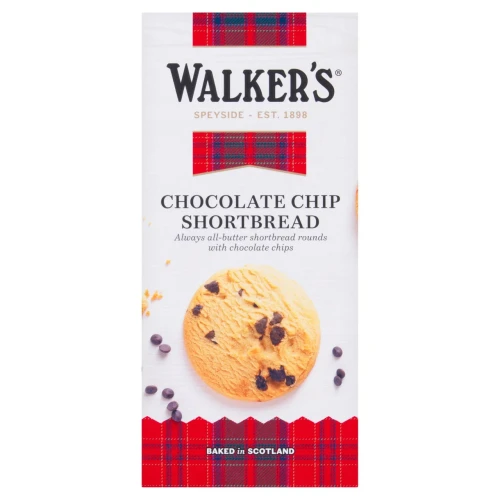 Przejdź do produktu Walkers Pure Butter Chocolate Chip Shortbread 150g
