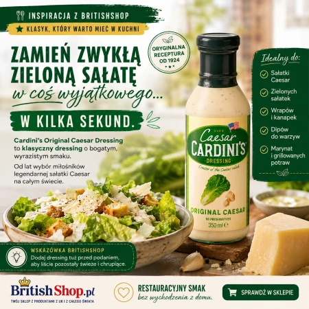 BritishShop.pl Cardini's Original Caesar Salad Dressing 350ml Banner.webp