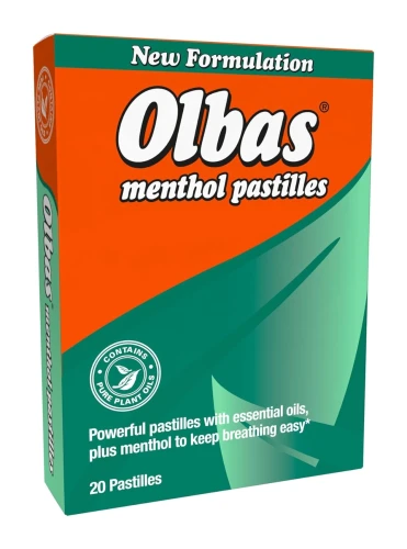 Przejdź do produktu Olbas Menthol Pastilles 30g (NEW FORMULA)