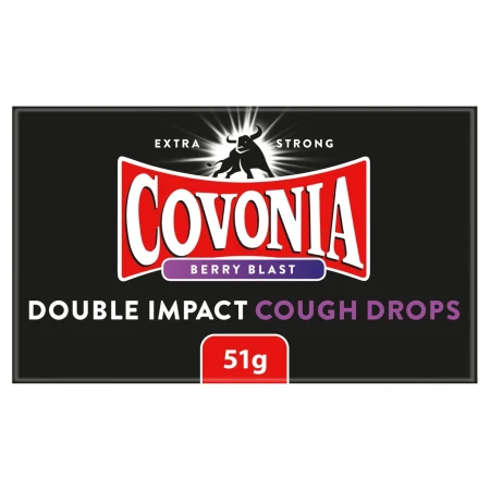 Covonia Extra Strong Berry Blast Cough Drops 51g.webp