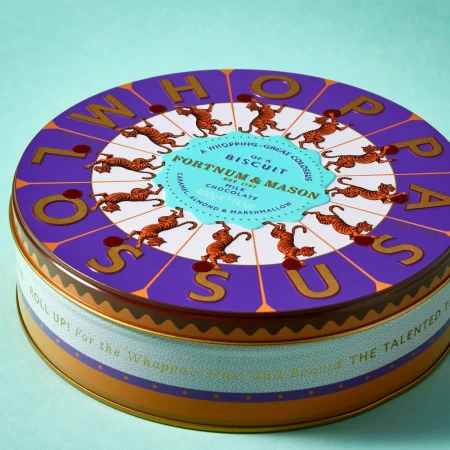 Fortnum & Mason Salted Almond Caramel Whoppalossus Biscuit Tin 400g 7.webp