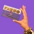 FATSO Nan's Stash 60% Dark Colombian Chocolate Bar with Peanut, Toffee & Biscuit  150g 2.webp