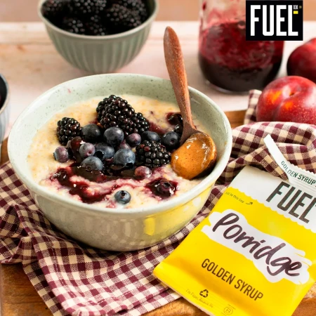 FUEL 10K Golden Syrup Protein Porridge Oat Cereal Sachet 6.webp