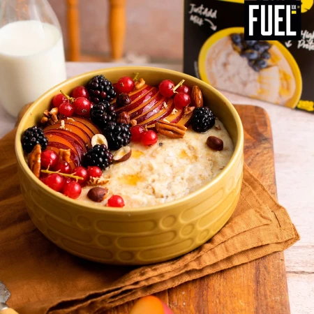 FUEL 10K Golden Syrup Protein Porridge Oat Cereal Sachet 7.webp