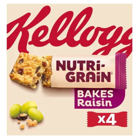 Kellogg's Nutri-Grain Bakes Raisin 4x45g.webp
