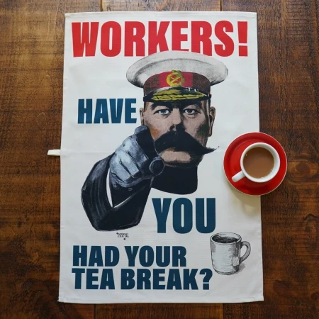 Lord Kitchener Workers' Tea Break tea towel 4.webp