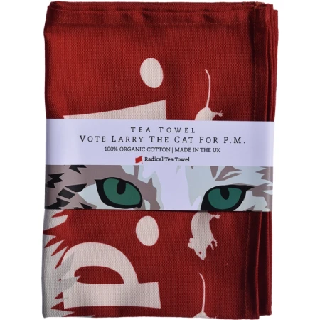 Radical Tea Towel Larry the Cat tea towel 2.webp