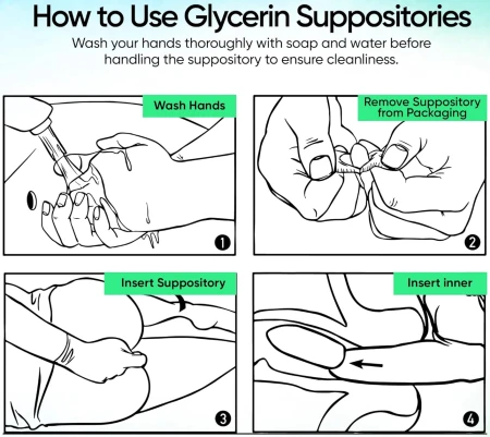Boots Glycerol Fast & Effective Occasional Constipation Relief 12 Suppositories – Works from 15 Minutes 3.webp