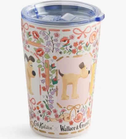 Cath Kidston Orange-White Wallace and Gromit Travel Mug 4.webp
