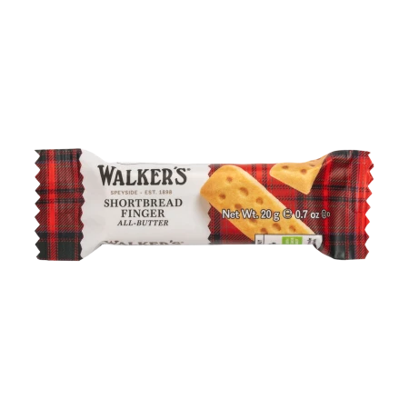 Walker's Single Shortbread Finger CASE of 240 x 20g 3.webp