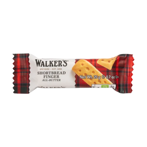 Przejdź do produktu Walker's Single Shortbread Finger CASE of 240 x 20g