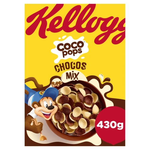 Przejdź do produktu Kellogg's Coco Pops Chocos Milk Chocolate & White Chocolate Mix Cereal 430g
