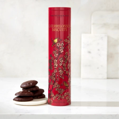 Fortnum & Mason Cherrilossus Biscuits Tin 600g 1.webp