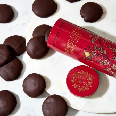 Fortnum & Mason Cherrilossus Biscuits Tin 600g 2.webp