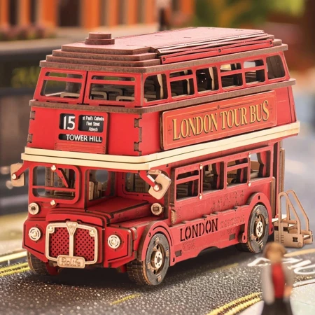 Rolife 3D Wooden Puzzle- London Bus TGM02 9.webp
