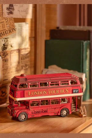 Rolife 3D Wooden Puzzle- London Bus TGM02 7.webp
