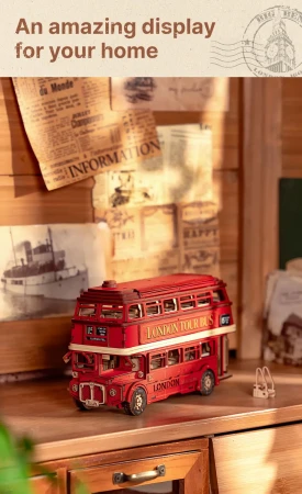 Rolife 3D Wooden Puzzle- London Bus TGM02 4.webp