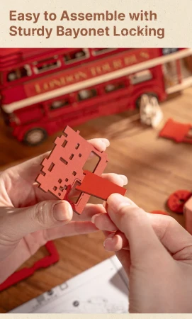 Rolife 3D Wooden Puzzle- London Bus TGM02 3.webp