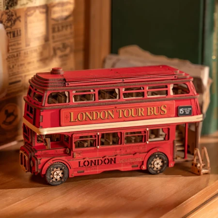 Rolife 3D Wooden Puzzle- London Bus TGM02.webp