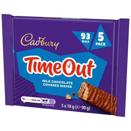 Cadbury TimeOut Wafer Bar Multipack 5 x 18g.webp