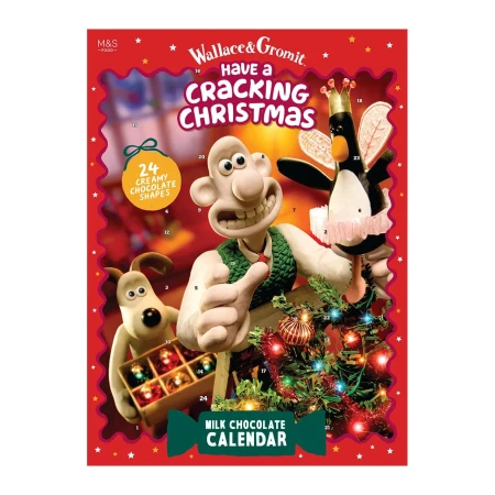 M&S Wallace & Gromit Chocolate Advent Calendar 80g.webp