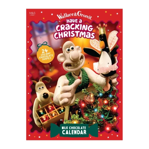 Przejdź do produktu Marks & Spencer Wallace & Gromit Milk Chocolates Advent Calendar 80g