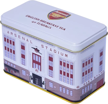 New English Teas Arsenal FC Highbury Stadium English Breakfast Tea Tin with 40 Teabags 6.webp
