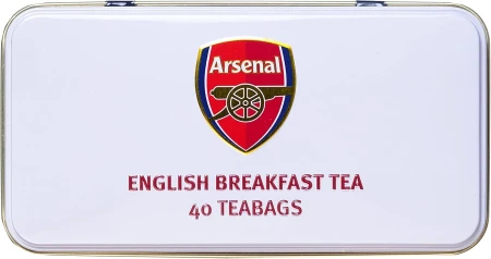 New English Teas Arsenal FC Highbury Stadium English Breakfast Tea Tin with 40 Teabags 7.webp