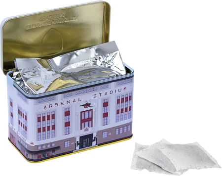 New English Teas Arsenal FC Highbury Stadium English Breakfast Tea Tin with 40 Teabags 4.webp