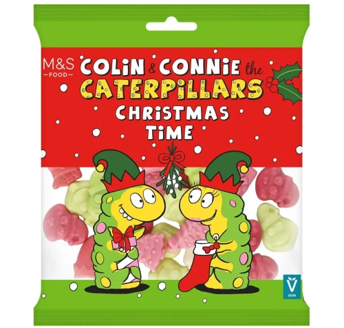 Przejdź do produktu Marks & Spencer Colin & Connie the Caterpillars Christmas Time Fruit Gums 150g
