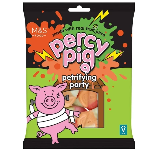 Przejdź do produktu Marks & Spencer Percy Pig Petrifying Party Fruit Gums 150g