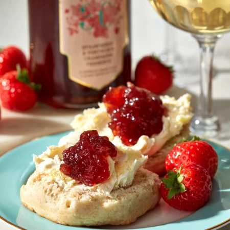 Fortnum & Mason Strawberry & Champagne Preserve 340g 3.webp