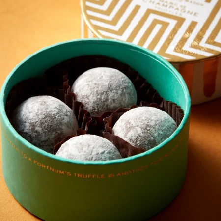 Fortnum's Marc de Champagne Truffles, 40g 2.webp