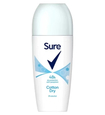 Sure Women Antiperspirant Roll On Cotton Dry 50 ml.webp
