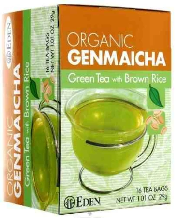 Eden Foods, Organic Genmaicha, Green Tea with Brown Rice, 16 Tea Bags.jpg