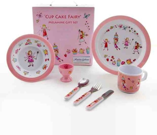 Przejdź do produktu Cup Cake Fairy 7 Piece Melamine Gift Set