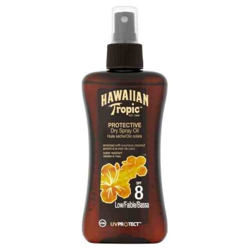 Przejdź do produktu Hawaiian Tropic Protective Dry Spray Oil SPF 8 200ml