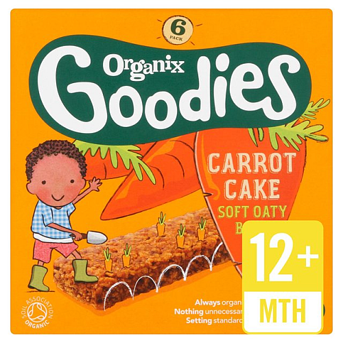 Przejdź do produktu Organix Goodies Organic Carrot Cake Cereal Bar 6 x 30g